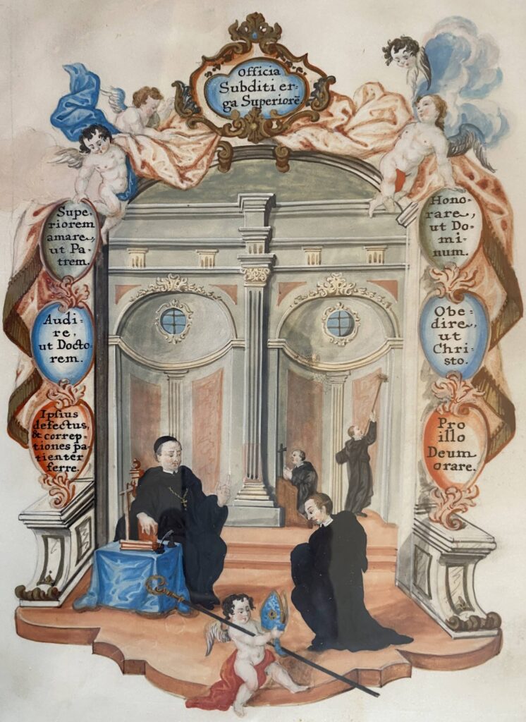 Tempera painting - frater Simeon Grillenauer